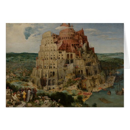 Tower van Babel door Peter Bruegel de Ouder (Voorkant Horizontaal)