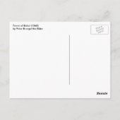 Tower van Babel door Peter Bruegel de Ouder Briefkaart (Achterkant)