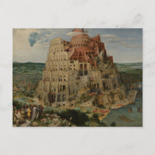 Tower van Babel door Peter Bruegel de Ouder Briefkaart
