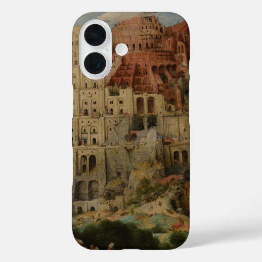 Tower van Babel door Peter Bruegel de Ouder Case-Mate iPhone Case (Achterkant)