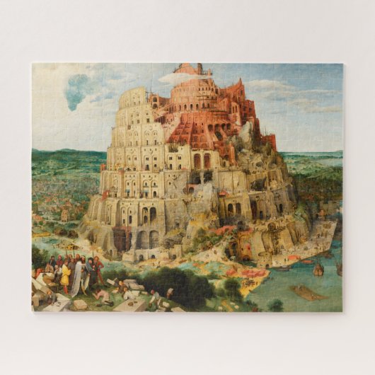 Tower van Babel door Peter Bruegel de Ouder Legpuzzel (Horizontaal)