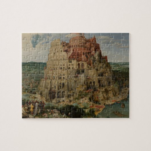 Tower van Babel door Peter Bruegel de Ouder Legpuzzel (Horizontaal)