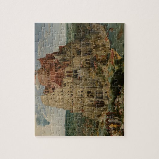 Tower van Babel door Peter Bruegel de Ouder Legpuzzel (Verticaal)