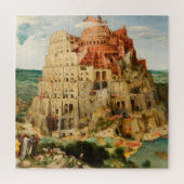 Tower van Babel door Peter Bruegel de Ouder Legpuzzel (Verticaal)