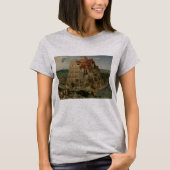 Tower van Babel door Peter Bruegel de Ouder T-shirt (Voorkant)
