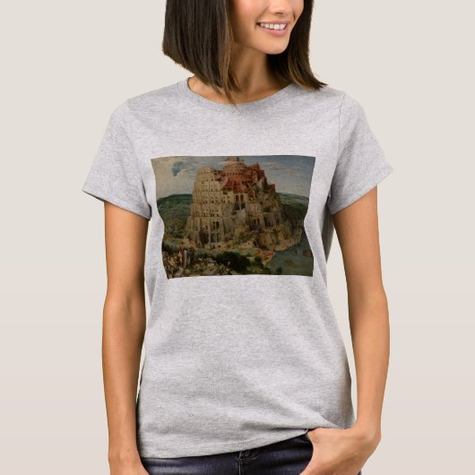 Tower van Babel door Peter Bruegel de Ouder T-shirt (Voorkant)