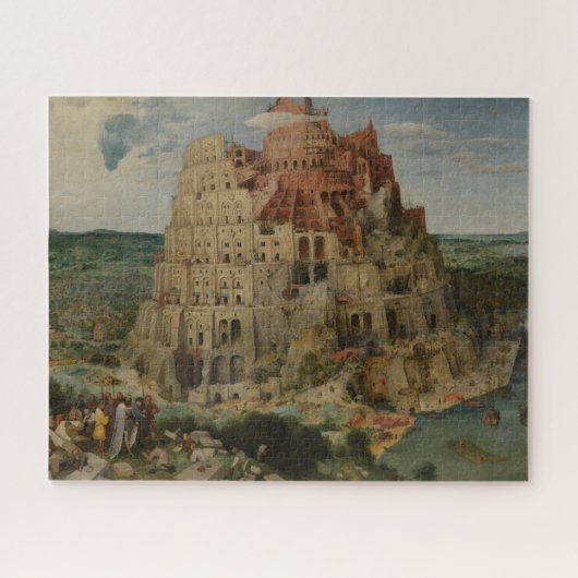 Tower van Babel door Pieter Bruegel de Ouder Legpuzzel (Horizontaal)