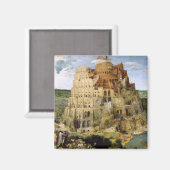 Tower van Babel - Peter Bruegel Magneet (Voorkant / Achterkant)