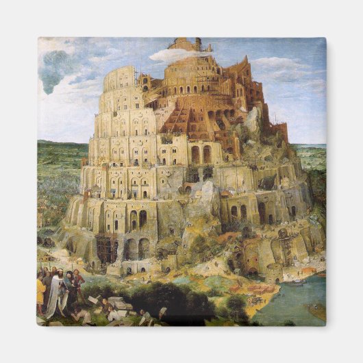 Tower van Babel - Peter Bruegel Magneet (Voorkant)