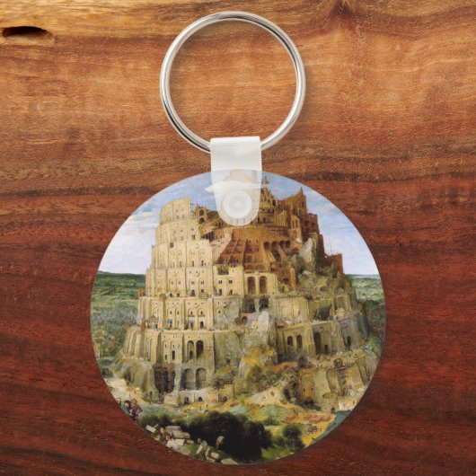 Tower van Babel - Peter Bruegel Sleutelhanger (Voorkant)