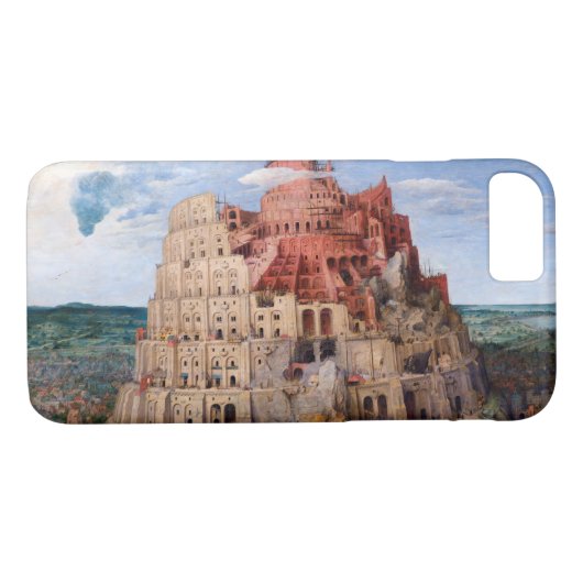 Tower van Babel, Pieter Bruegel de Elder, 1563 Case-Mate iPhone Case (Achterkant (Horizontaal))