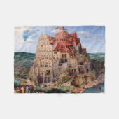Tower van Babel, Pieter Bruegel de Elder, 1563 Fleece Deken (Voorkant (Horizontaal))