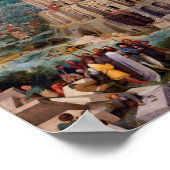 Tower van Babel, Pieter Bruegel de Elder, 1563 Poster (Hoek)