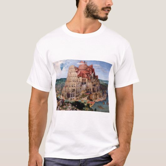 Tower van Babel, Pieter Bruegel de Elder, 1563 T-shirt (Voorkant)