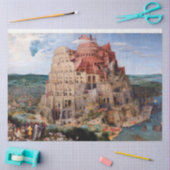 Tower van Babel, Pieter Bruegel de Elder, 1563 Tissuepapier (Craft)
