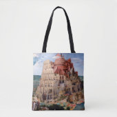 Tower van Babel, Pieter Bruegel de Elder, 1563 Tote Bag (Voorkant)