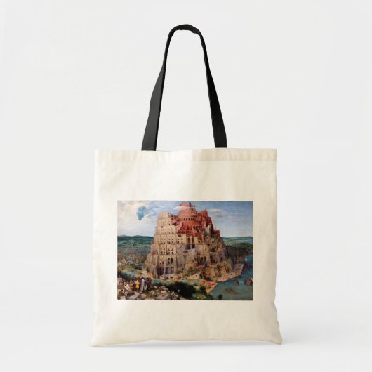 Tower van Babel, Pieter Bruegel de Elder, 1563 Tote Bag (Voorkant)