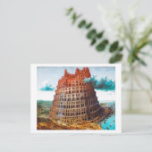 Tower van Babel, Pieter Bruegel de Ouder Briefkaart (Staand voorkant)