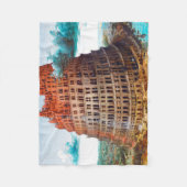 Tower van Babel, Pieter Bruegel de Ouder Fleece Deken (Voorkant)