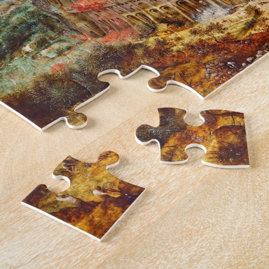 Tower van Babel, Pieter Bruegel de Ouder Legpuzzel (Zijkant)