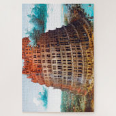 Tower van Babel, Pieter Bruegel de Ouder Legpuzzel (Verticaal)