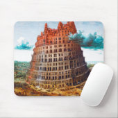 Tower van Babel, Pieter Bruegel de Ouder Muismat (Met muis)