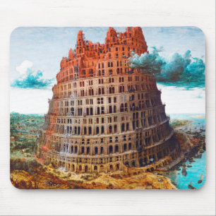 Tower van Babel, Pieter Bruegel de Ouder Muismat
