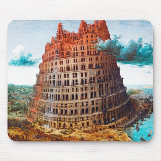 Tower van Babel, Pieter Bruegel de Ouder Muismat (Voorkant)