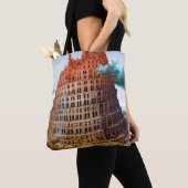 Tower van Babel, Pieter Bruegel de Ouder Tote Bag (Dichtbij)