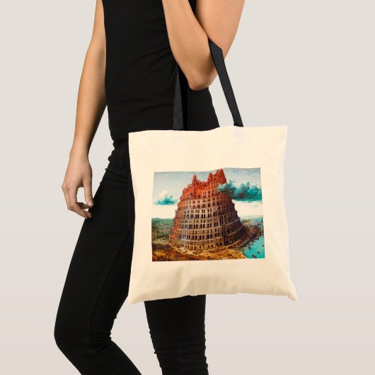 Tower van Babel, Pieter Bruegel de Ouder Tote Bag (Voorkant (product))