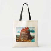 Tower van Babel, Pieter Bruegel de Ouder Tote Bag (Voorkant)