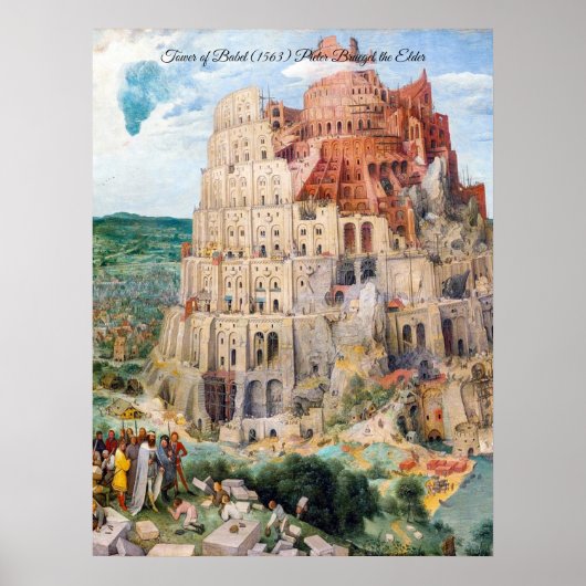 Tower van Babel Poster (Voorkant)