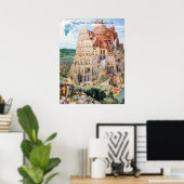 Tower van Babel Poster (Thuiskantoor)