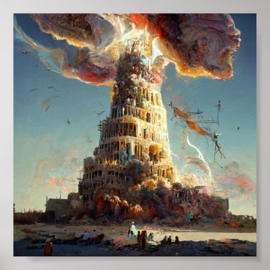 Tower van Babel Poster (Voorkant)