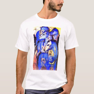 Tower van blauwe paarden door Franz Marc T-shirt