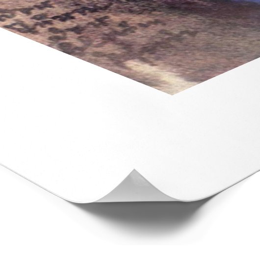 Tower van blauwe paarden van Franz Marc Poster (Hoek)