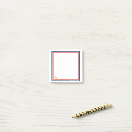 Tower van Bougie Post-it® notes, 3 x 3 inch Notes (Op bureau)