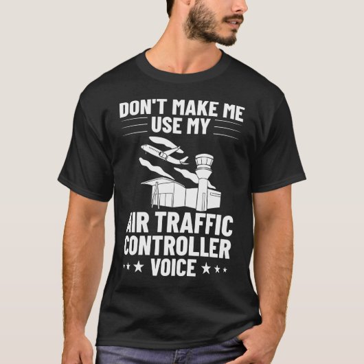 Tower van de luchtverkeersleider t-shirt (Voorkant)