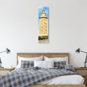 Tower van de vuurtoren van Hercules - Verticaal ca Canvas Afdruk (Insitu (Slaapkamer))