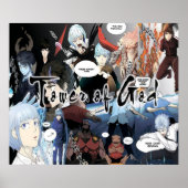Tower van God Bam Rak en Khun Collage Poster (Voorkant)