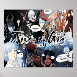 Tower van God Bam Rak en Khun Collage Poster