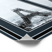 Tower van Gustav Eiffel in aanbouw Poster (Hoek)