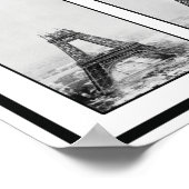 Tower van Gustav Eiffel in aanbouw Poster (Hoek)