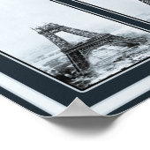 Tower van Gustav Eiffel in aanbouw Poster (Hoek)