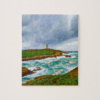 Tower van Hercules, een Coruna, Spanje Legpuzzel