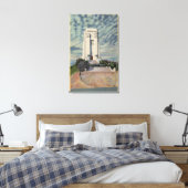 Tower van Legions, Forest Lawn Memorial Park Canvas Afdruk (Insitu (Slaapkamer))