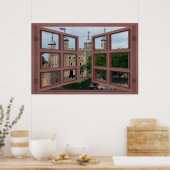 Tower van Londen 6-puit open Poster (Keuken)