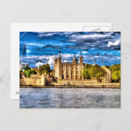 Tower van Londen Briefkaart (Voorkant / Achterkant)