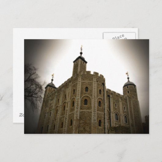 Tower van Londen - Castle Briefkaart (Voorkant / Achterkant)