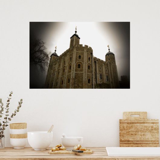 Tower van Londen - Castle Poster (Keuken)